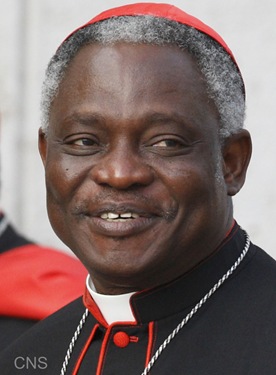 Il Cardinale Peter Turkson, Presidente del Pontificio Consiglio "Iustitia et Pax"