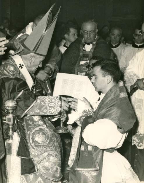 Don Sante Stizza il giorno della sua Ordinazione sacerdotale, il 17 Marzo 1963