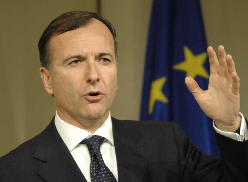Il Ministro degli Esteri Franco Frattini